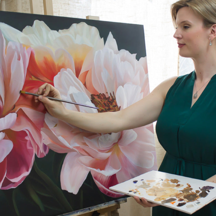 Passion for Petals in Acrylic — 15 June