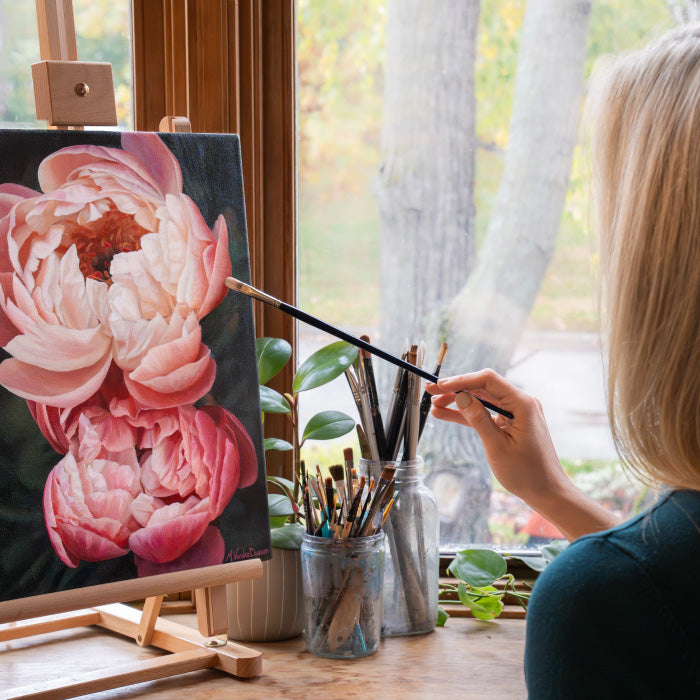 Passion for Petals in Acrylic — 15 June