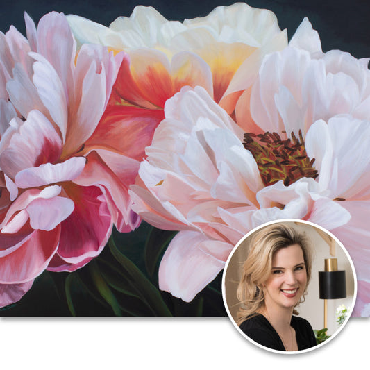 Passion for Petals in Acrylic — 13 June