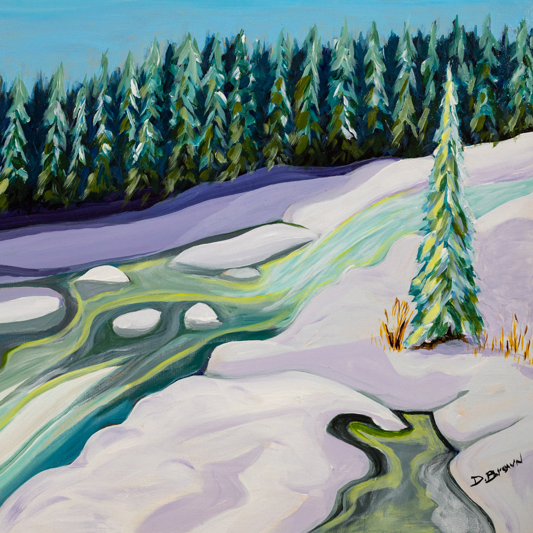 Winter Falls in Plaisance