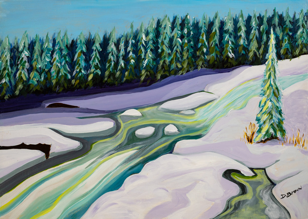Winter Falls in Plaisance